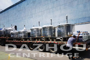 16臺全自動離心機(jī)前天發(fā)往甘肅酒泉